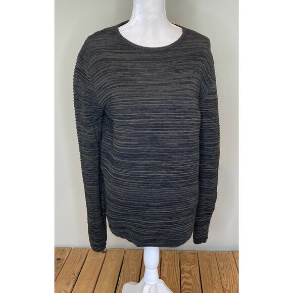 NEW Never Lose Hedge Crewneck Sweater Size Small Men's Green Black Pullover - Picture 1 of 8